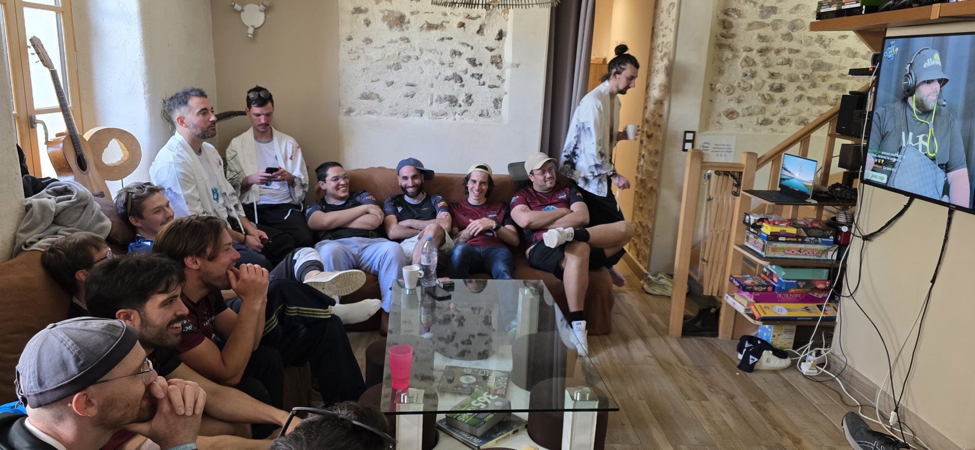 Chillax devant le stream
